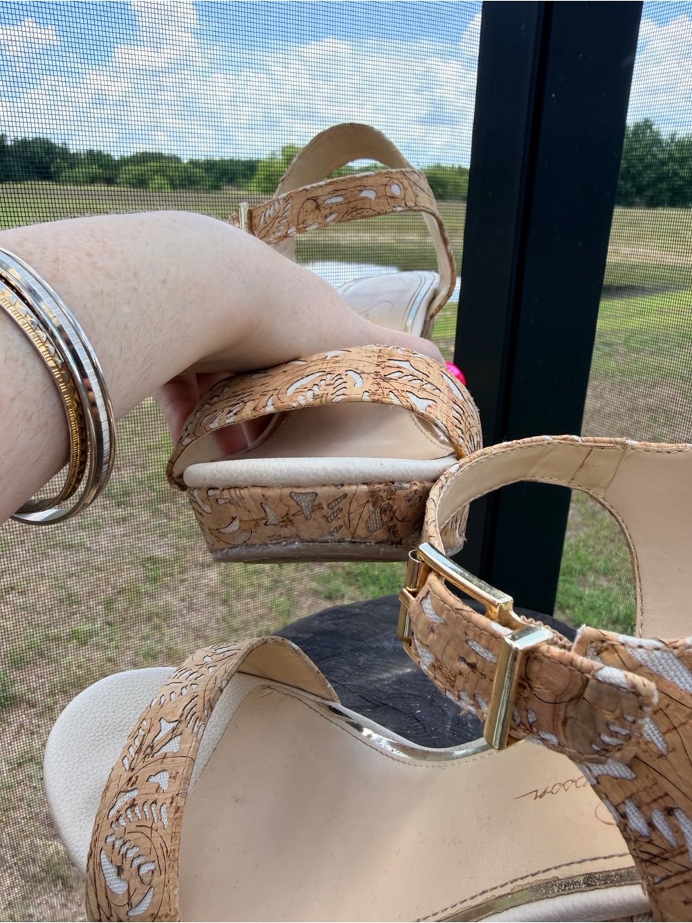 Jessica’ Simpson women’s wedge sandals Size 10M - Picture 11 of 12